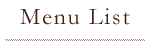 Menu List